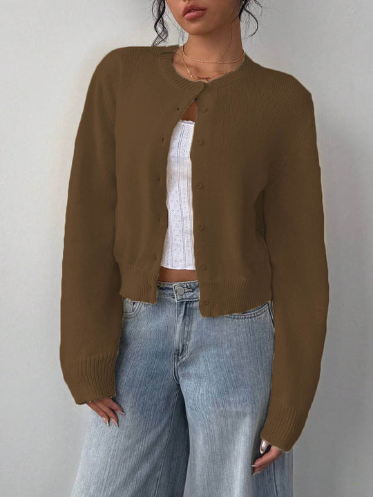 Damen Strickjacke im Oversized-Stil EB
