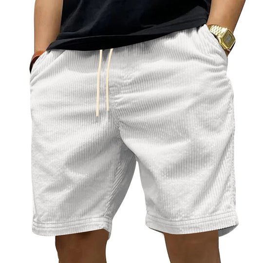 Herren bequeme Freizeithose aus strukturiertem Cordstoff EB