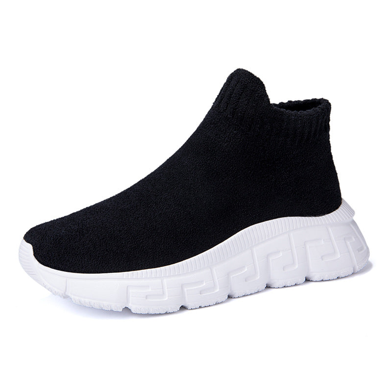 Damen Atmungsaktive und flexible Sneaker aus Strick EB