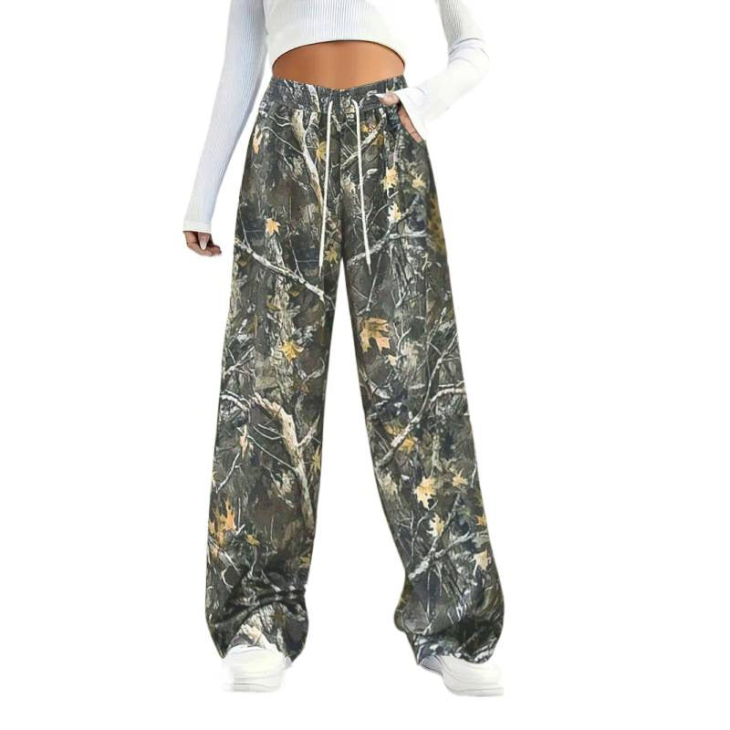 Damen Camouflage weite Hose EB