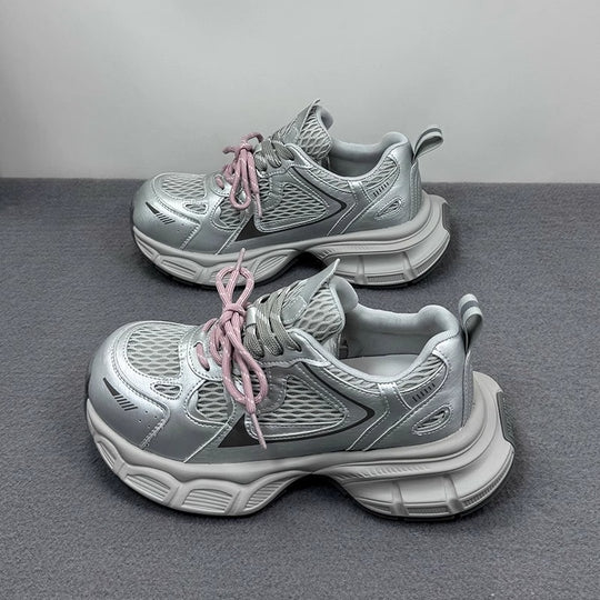 Damen Sportliche Sneakers mit atmungsaktiver Mesh-Oberfläche von EB