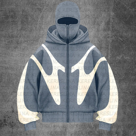 Damen trendige oversized Kapuzenjacke EB