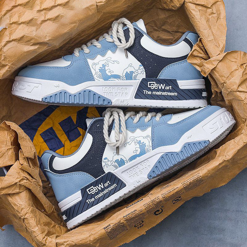 Herren Trendige Sneakers im Urban-Style mit außergewöhnlichem Design und komfortabler Sohle EB
