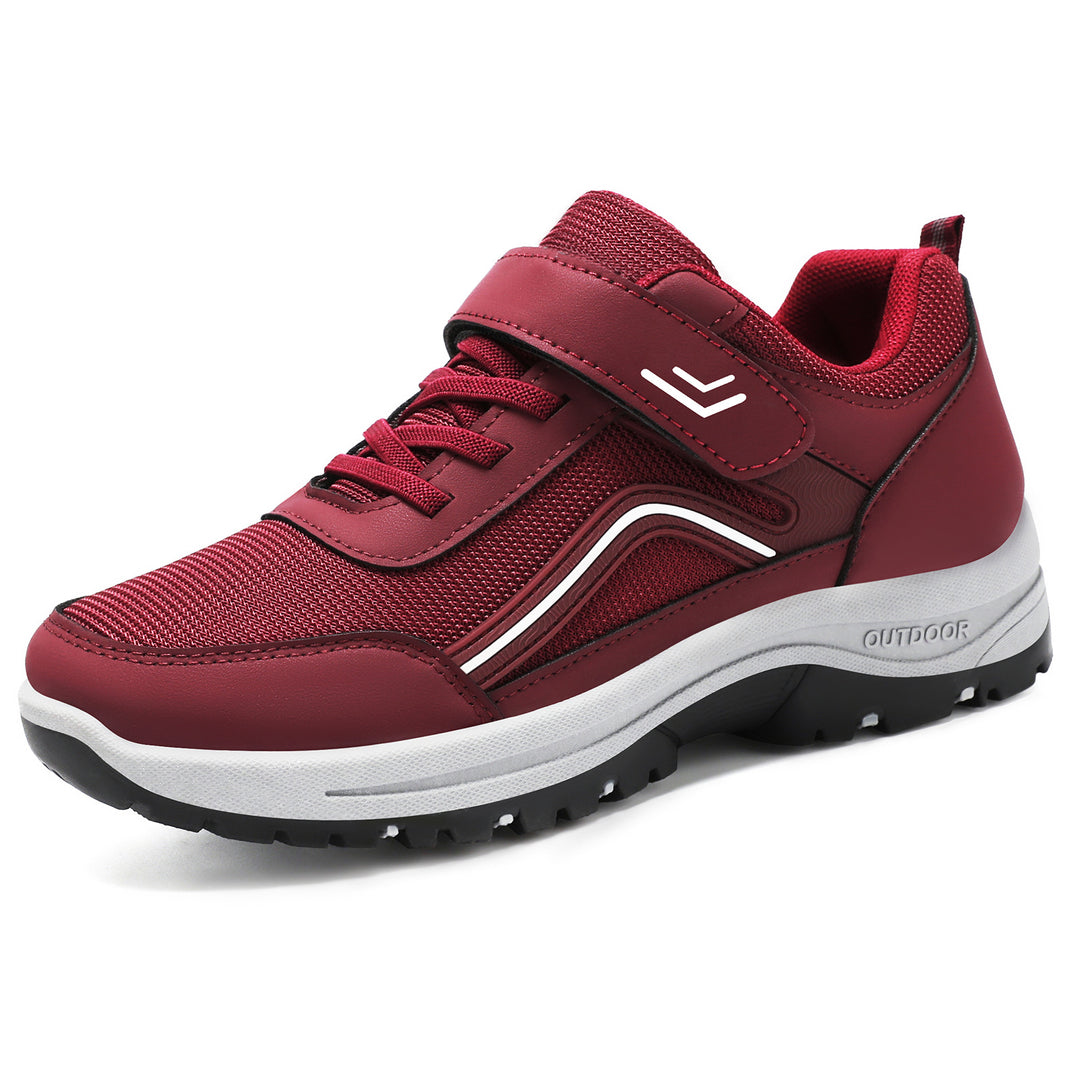Damen Sportliche Outdoor-Sneaker mit verstellbarem Klettverschluss und griffiger Sohle EB