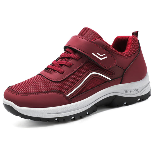 Damen Sportliche Outdoor-Sneaker mit verstellbarem Klettverschluss und griffiger Sohle EB