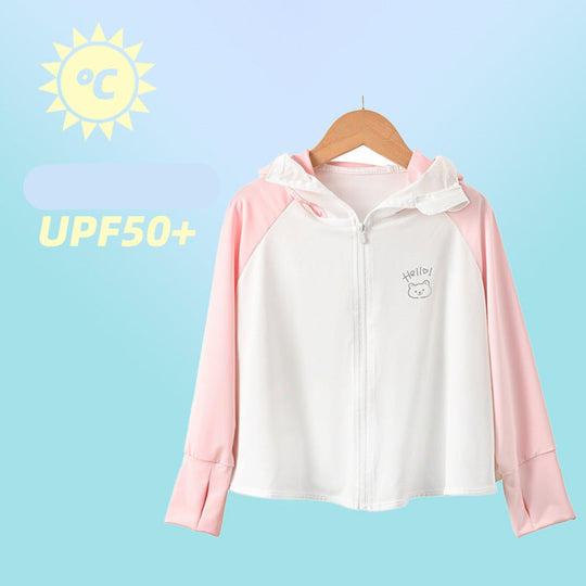 Damen leichte UV-Schutzjacke mit Kapuze EB