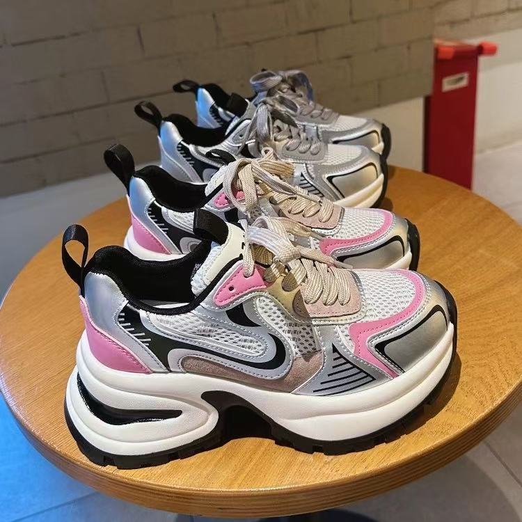 Damen Sportliche High-Top Sneakers mit dämpfendem Sohlenprofil EB