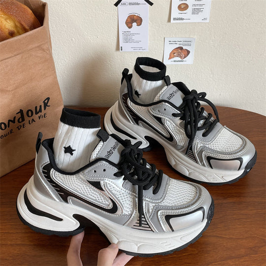 Damen Sportliche und modische Sneakers mit atmungsaktive Elemente EB