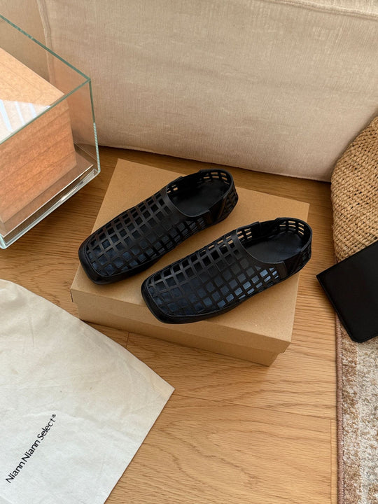 Damen Atmungsaktive Clogs aus flexiblem Material mit praktischem Design EB