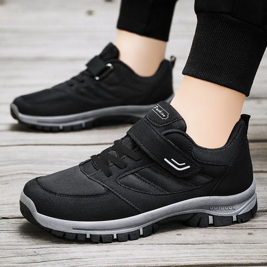 Damen Sportliche und atmungsaktive Sneakers mit Klettverschluss EB