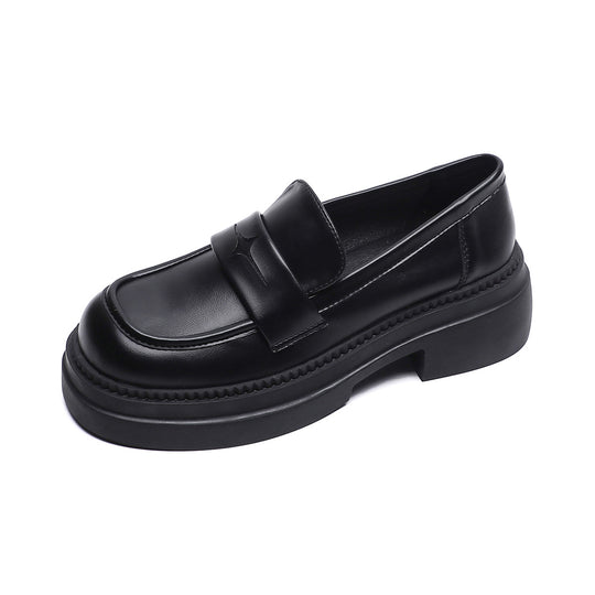 Damen Mokassin-Schuhe mit modischem Schnallenverschluss und stabiler Gummisohle EB