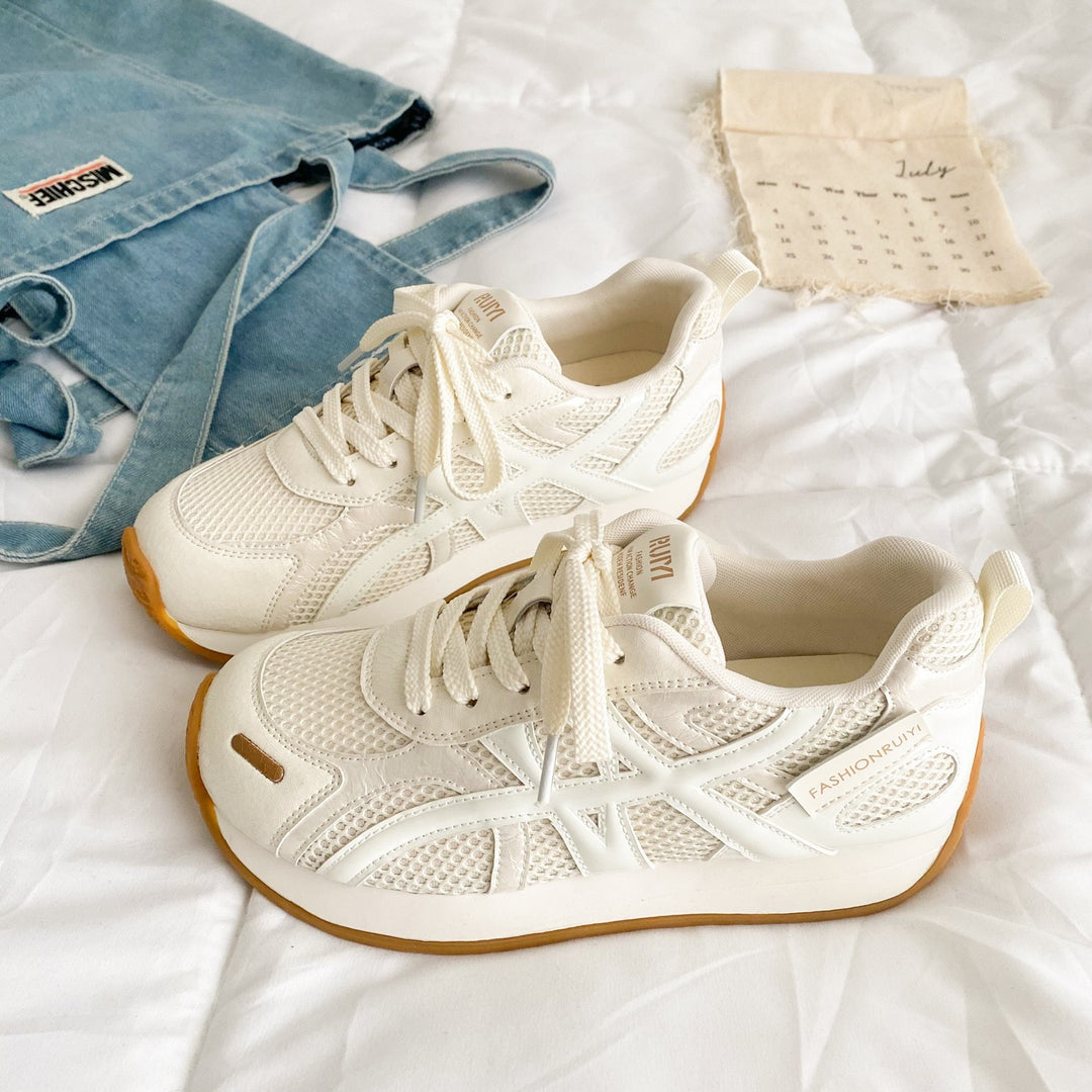 Damen Atmungsaktive Freizeitsneaker mit flexiblem Sohlenprofil und rutschfester Gummisohle EB