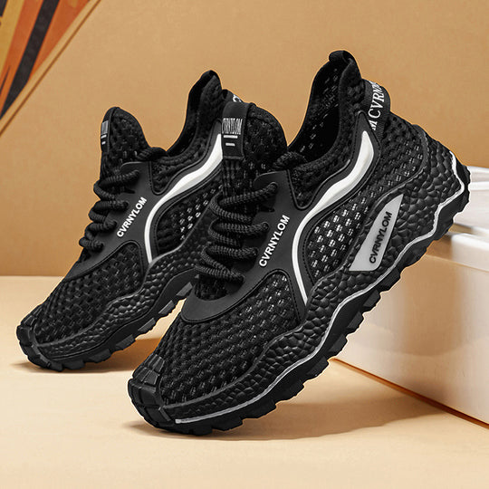 Damen Atmungsaktive Sneaker mit flexiblem Mesh-Obermaterial EB