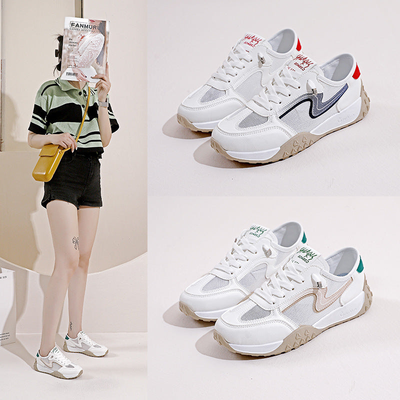 Damen Atmungsaktive Sneakers mit innovativer Dämpfungstechnologie und robustem Profil EB