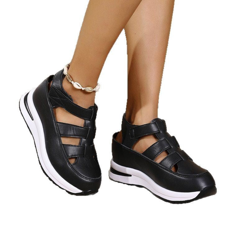 Damen Bequeme Lauf- und Freizeitschuhe mit praktischen Riemen EB
