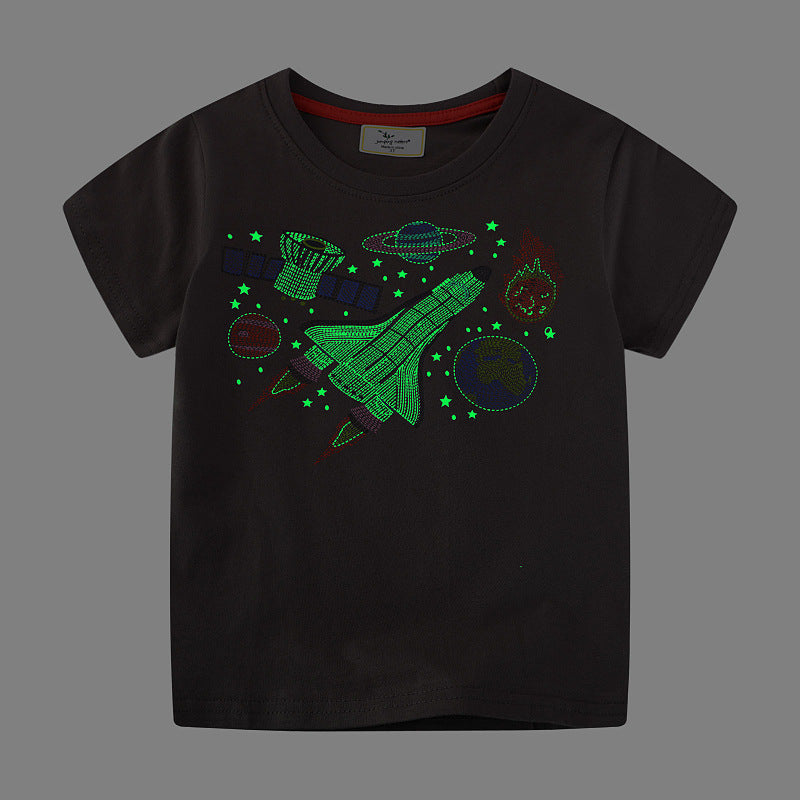 Jungen T-Shirt mit aufregendem Weltraum-Motiv EB