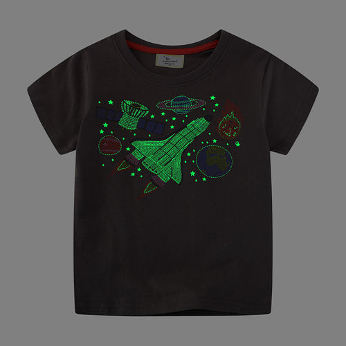 Jungen T-Shirt mit aufregendem Weltraum-Motiv EB