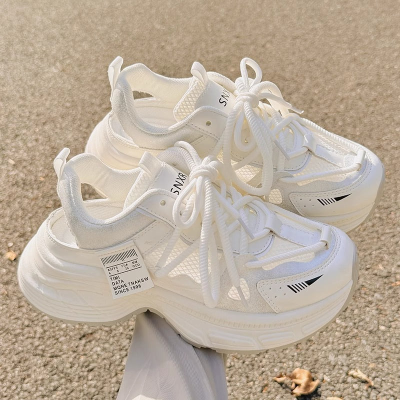 Damen Laufsneaker mit atmungsaktiver Mesh-Oberfläche und flexibler Sohle EB