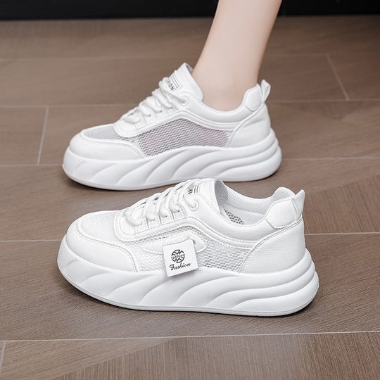 Damen modische Sneaker mit atmungsaktivem Mesh und komfortabler Sohle EB