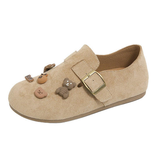 Damen Clogs mit süßem Tiermuster und modischem Verstellriemen EB