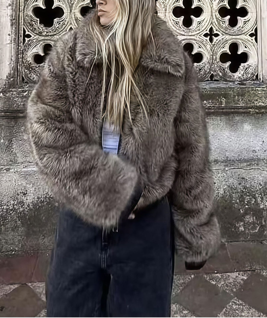 Damen Militärisch inspiriere Kurzjacke EB