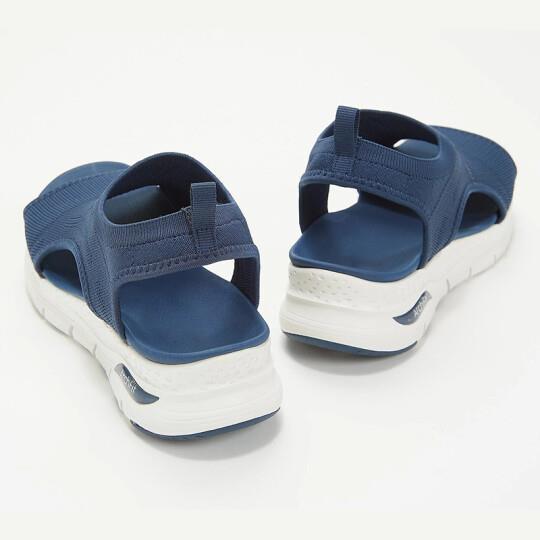Damen Sportliche Sandalen mit atmungsaktivem Obermaterial und bequemer Plattform EB