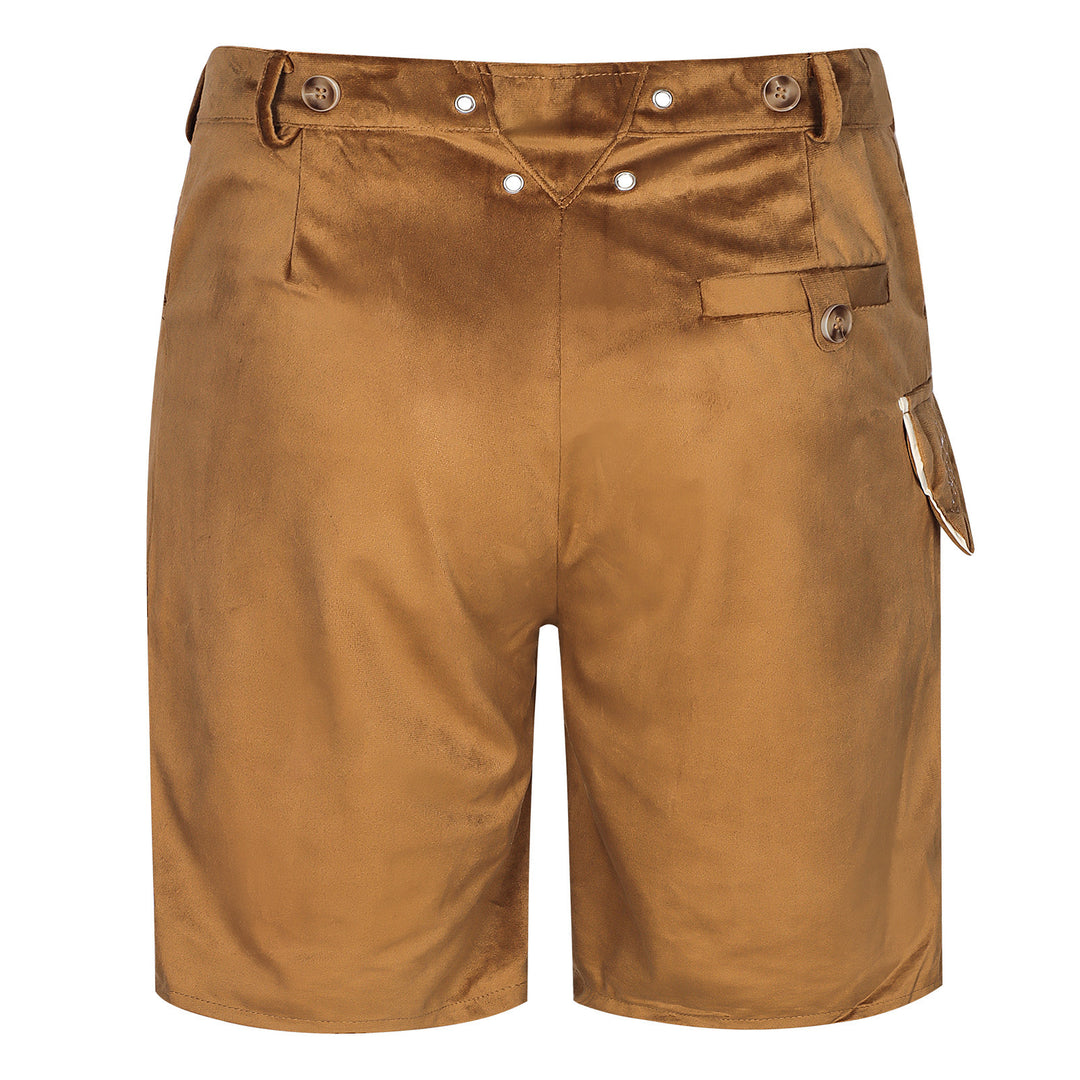 Herren nan kurze Trachtenhose mit besticktem Hosenlatz und Komfortbund EB