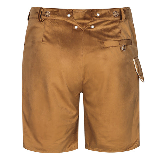 Herren nan kurze Trachtenhose mit besticktem Hosenlatz und Komfortbund EB