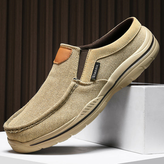 Damen Casual Slip-On Schuhe mit elastischem Einstieg EB