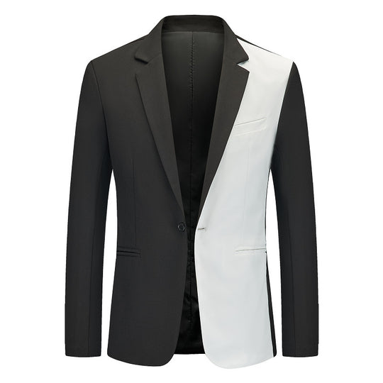 Herren kontrastierender Blazer mit modernem Schnitt EB