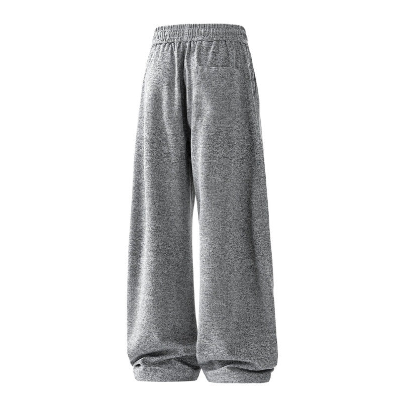 Damen weite Lounge-Sweatpants mit elastischem Kordelbund und dekorativer Seitennaht EB