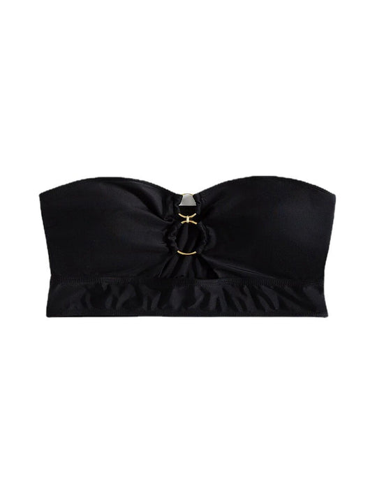 Damen Bandeau-Bikini-Oberteil mit elegantem Ringdetail EB