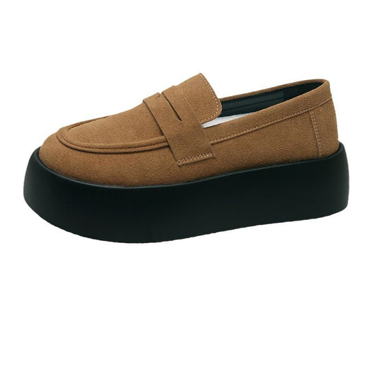 Damen modische Slipper mit extravaganter Plateau-Sohle EB