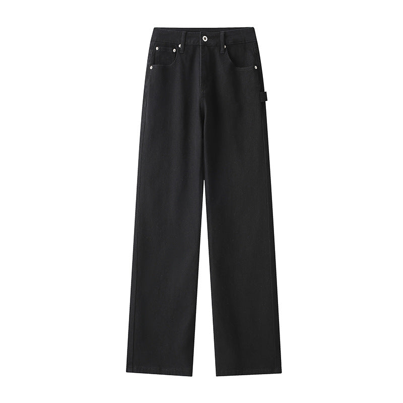 Herren Weitgeschnittene Jeans mit hohem Bund und praktischen Taschen EB