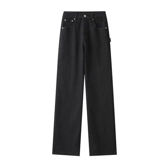 Herren Weitgeschnittene Jeans mit hohem Bund und praktischen Taschen EB
