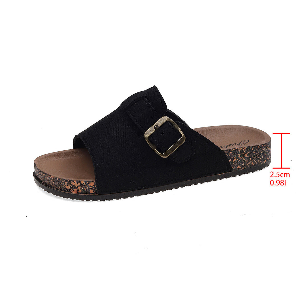 Damen Stilvolle Clogs mit verstellbarem Riemen und innenliegender Polsterung EB