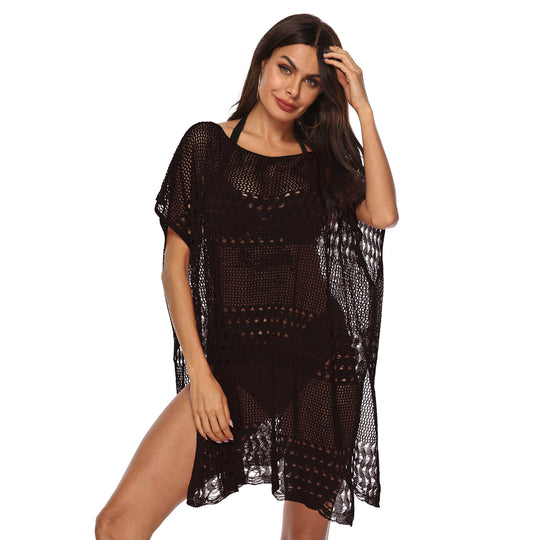 Damen eleganter Strandsarong mit filigranem Häkelmuster EB