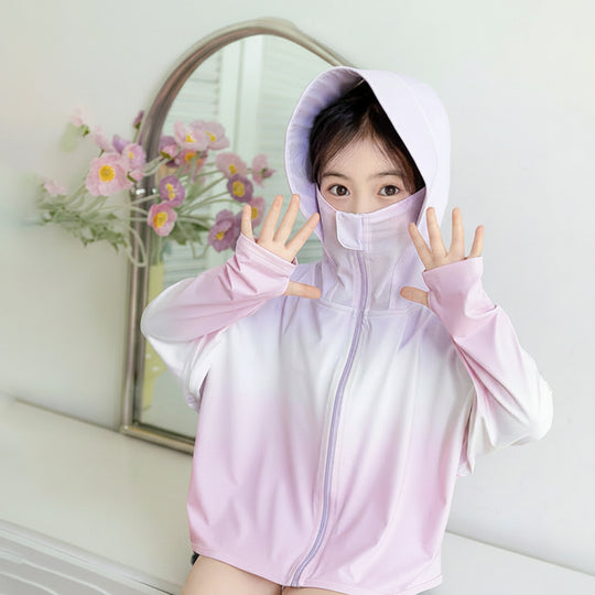 Damen UV-Schutzjacke mit Kapuze und feuchtigkeitsregulierenden Eigenschaften EB