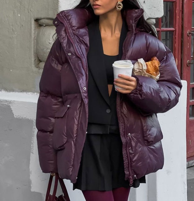 Damen Winterjacke mit voluminösem Schnitt und Wärmeisolierung EB