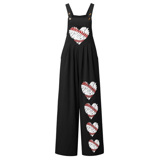 Damen Latzhose mit einzigartigem Herz-Motiv EB