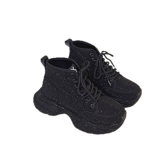Damen Glitzernde Sneaker mit modischem Design EB