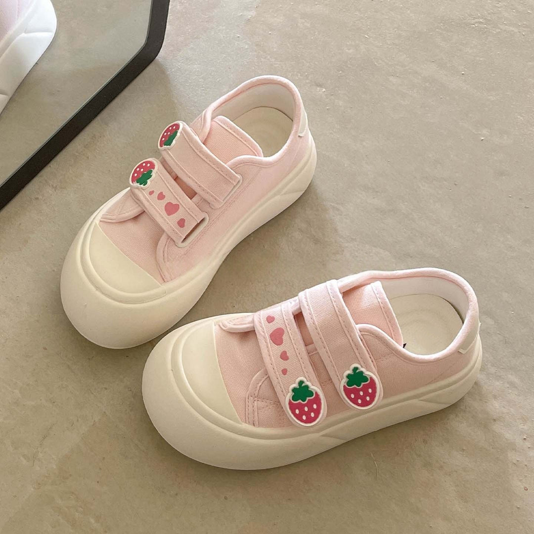 Damen bequeme und verspielte Sneaker mit Klettverschluss von EB
