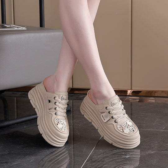 Damen Slip-On Freizeitsneaker mit Mesh-Obermaterial und rutschfester Sohle EB