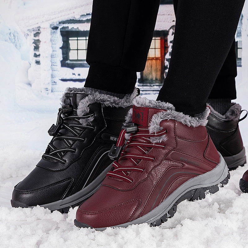 Damen isolierte Winterschuhe mit rutschfester Sohle und warmem Innenfutter EB