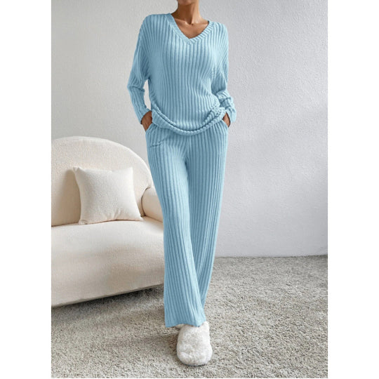 Damen bequemer Strickanzug EB