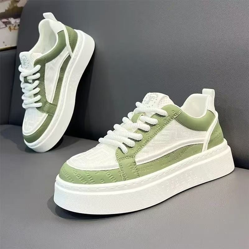 Damen Sportliche Sneaker mit atmungsaktiver Mesh-Oberfläche und rutschfester Sohle EB