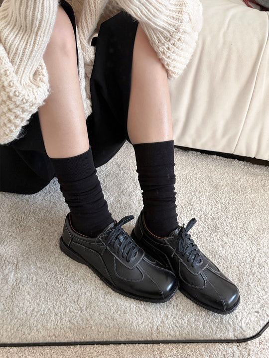 Damen Komfortable Schnürschuhe mit atmungsaktiver Innensohle und sportlichem Design EB