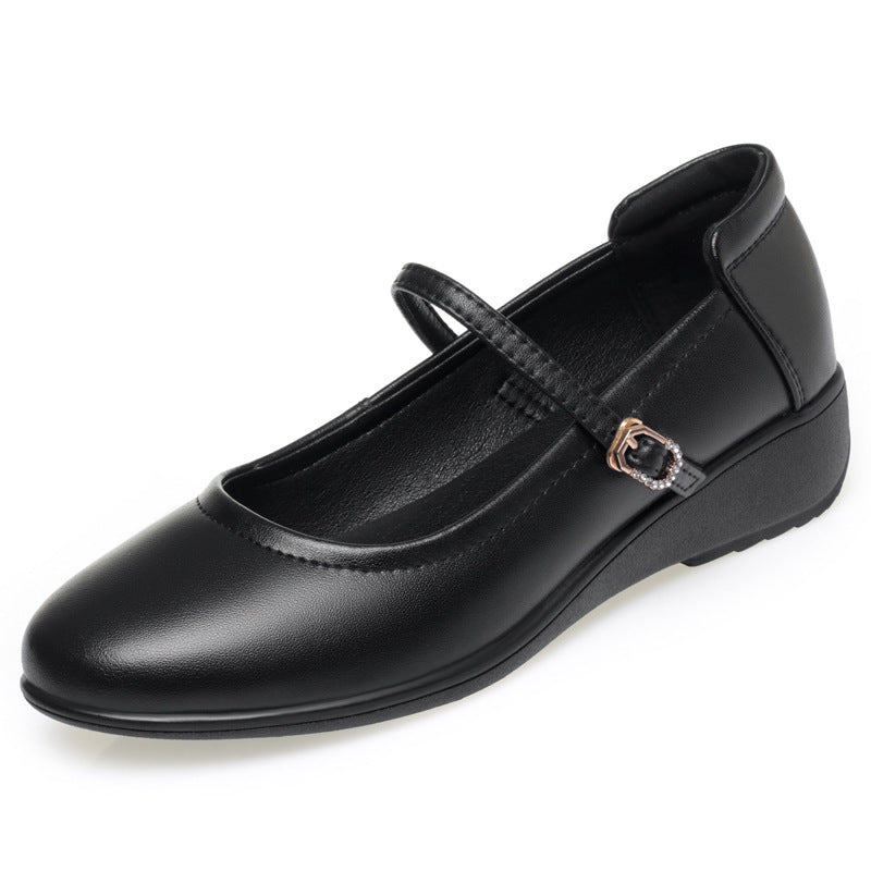 Damen Mary Jane Ballerinas mit komfortabler Sohle und elegantem Riemen EB