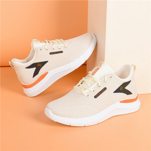 Damen Sportliche Atmungsaktive Sneakers mit flexiblem Mesh-Obermaterial EB