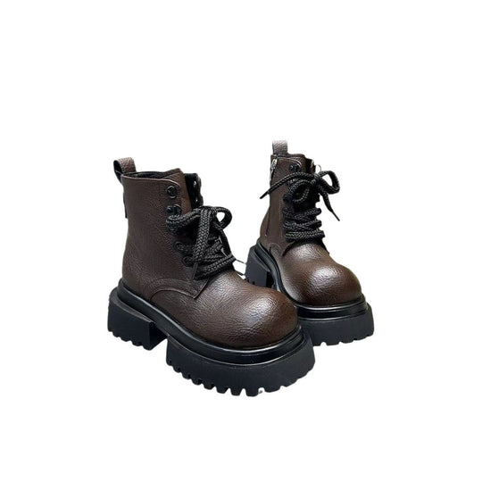 Damen robuste Stiefeletten mit rutschfester Sohle und modischem Design EB